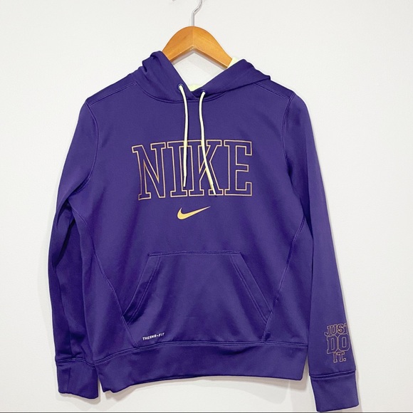 Tops - Nike | Thermafit Purple and Green Hoodie